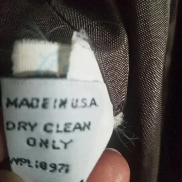 Talbots Vintage Women's Wool Herringbone Grey Bomber Jacket  Sz 11/12 - Picture 11 of 15